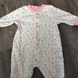 Baby knit pajamas, baby pajamas, vintage pajamas, vintage baby pajamas